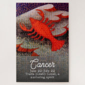 カニ〔占星術の〕十二宮図サインバースデーパーティー ジグソーパズル (縦)