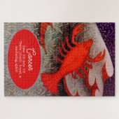 カニ〔占星術の〕十二宮図サインバースデーパーティー ジグソーパズル (横)