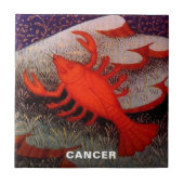 カニ〔占星術の〕十二宮図サインバースデーパーティー タイル (正面)