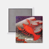 カニ〔占星術の〕十二宮図サインバースデーパーティー マグネット (正面/裏面)