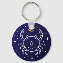 カニ〔占星術の〕十二宮図徴候 キーホルダー
