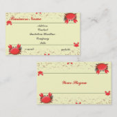 カニ 名刺 (正面/裏面)