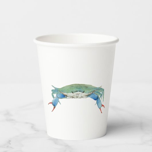 カニ 紙コップ (裏面)