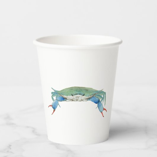 カニ 紙コップ (正面)