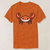 カニ Tシャツ (デザイン正面)