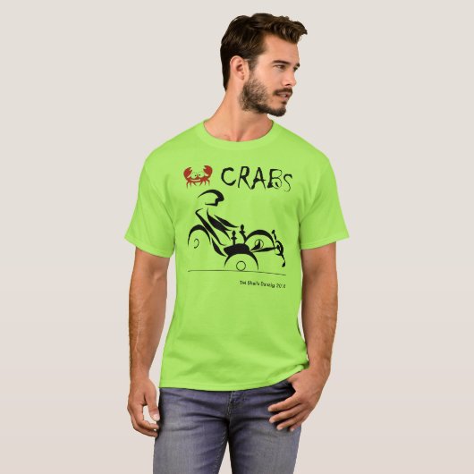 カニTrikes Tシャツ (正面フル)