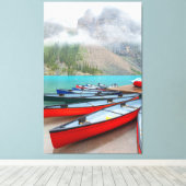 カヌアアットモレーヌ湖 キャンバスプリント (インサイチュ (ウッドフロア))