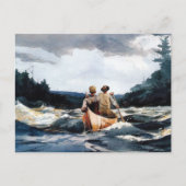 カヌインザラピッドウィンスローホーマー ポストカード (正面)