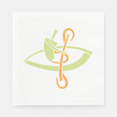 カヌエストイラストレーション紙ナプキンス スタンダードランチョンナプキン (正面)