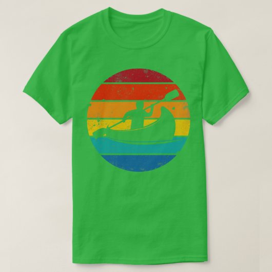 カヌエレトロデザイン Tシャツ (デザイン正面)
