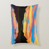 カヌオンサンセットレイクジグソーパズル アクセントクッション (正面(垂直))