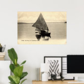 カヌオンチャトーカニューヨーク1905ヴィンテージ ポスター (ホームオフィス)