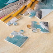 カヌオンモレーヌレイクバンフ国立公園カナダ ジグソーパズル (側面)