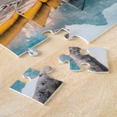 カヌオンモレーヌレイクバンフ国立公園カナダ ジグソーパズル (側面)