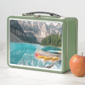 カヌオンモレーヌレイクバンフ国立公園カナダ メタルランチボックス (インサイチュ)
