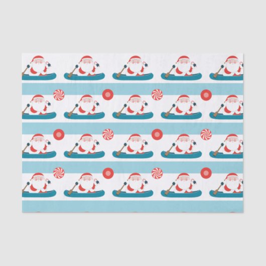 カヌカヤックキャンピングクリスマス 薄葉紙 (正面)
