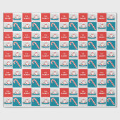 カヌカヤックホリデーギフト ラッピングペーパー (フラット)