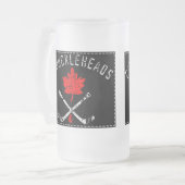 カヌクルヘッドス高官 フロストグラスビールジョッキ (正面左)