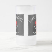 カヌクルヘッドス高官 フロストグラスビールジョッキ (中央)