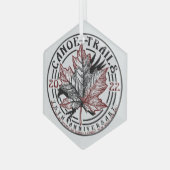 カヌトレイル16進オーナメント2022 ガラスオーナメント (正面左)