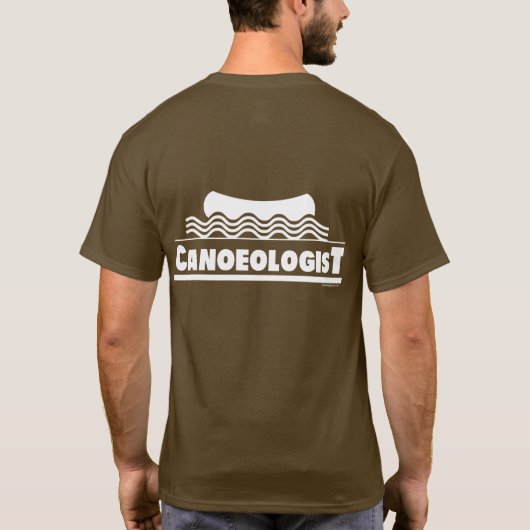 カヌーおもしろいカノア排卵専門医 Tシャツ (裏面)