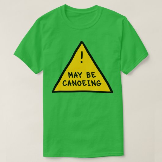 カヌーかもしれない Tシャツ (デザイン正面)