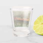 カヌーからの魚釣り ショットグラス (裏面)