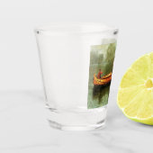 カヌーからの魚釣り ショットグラス (左)