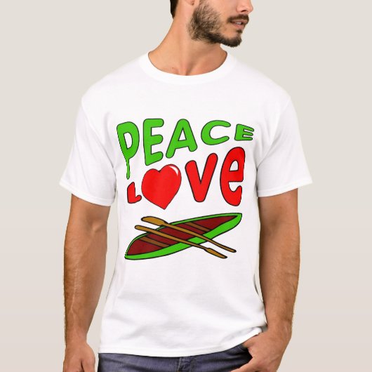 カヌーが大好き Tシャツ (正面)