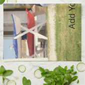 カヌーとカヤックbyシャーリー・テイラー キッチンタオル (折り畳み)