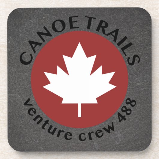 カヌーとコースターTrails Maple Leaf コースター (正面)