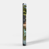 カヌーに乗った折り紙のカバ iPhoneケース (右側面)