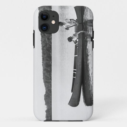 カヌーのカップル Case-Mate iPhoneケース (裏面)