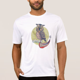 カヌーのシャツとラニウ伝統的スコップフクロウ Tシャツ