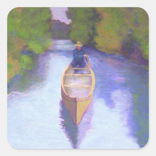 カヌーのシール スクエアシール (正面)