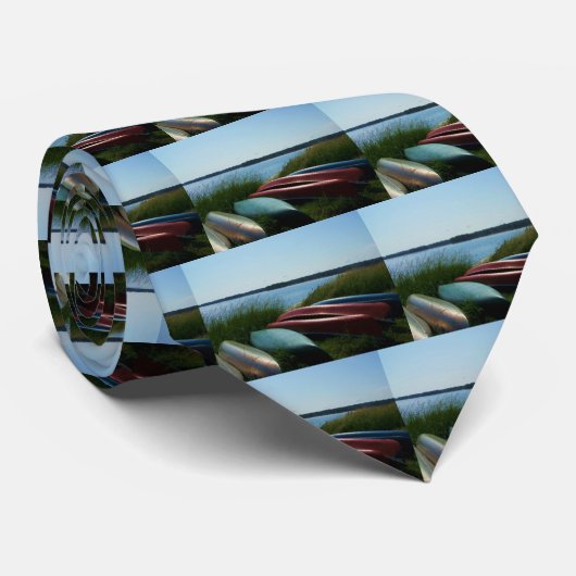 カヌーのタイ ネクタイ (ロール)