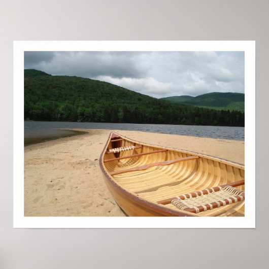 カヌーのビーチポスター ポスター (正面)