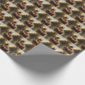 カヌーの中のナマ ラッピングペーパー (角)