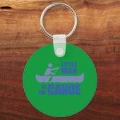 カヌーの小さな男 キーホルダー (正面)