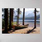 カヌーの準備 ポスター (正面)