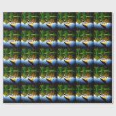 カヌーの美しいの平和および喜び ラッピングペーパー (フラット)