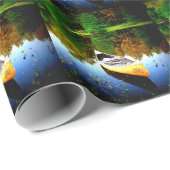 カヌーの美しいの平和および喜び ラッピングペーパー (ロールコーナー)