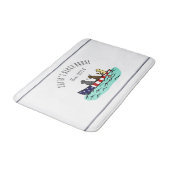 カヌーをこぐラブラドールのビーチハウスのバス・マット バスマット (アングル)