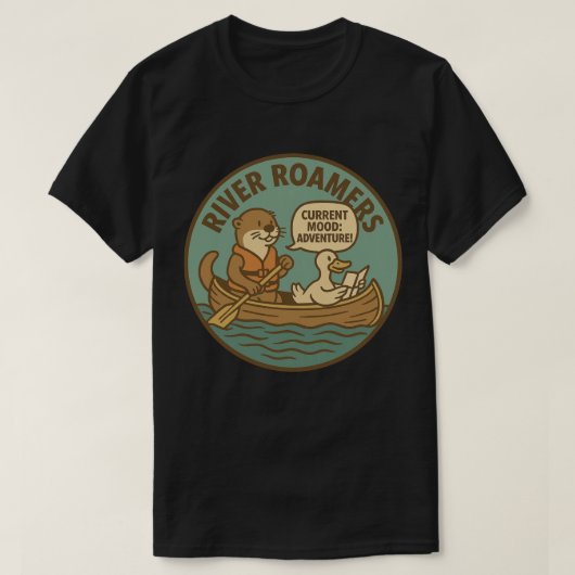 カヌーアドベンチャーの気分を満喫しよう Tシャツ (デザイン正面)