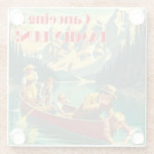 カヌーイズファミリーおもしろい ガラスコースター (裏面)