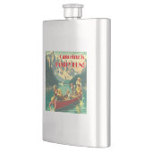 カヌーイズファミリーおもしろい フラスク (左)