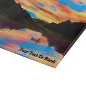 カヌーオンサンセットレイク カッティングボード (角)