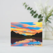 カヌーオンサンセットレイク ポストカード (スタンド正面)