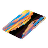 カヌーオンサンセットレイク マグネット (左側)