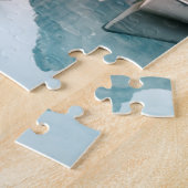 カヌーオンモレーヌレイクバンフ国立公園カナダ ジグソーパズル (側面)